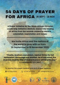 54 Days of Prayer for Africa