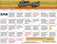 Prayer Calendar November 2021