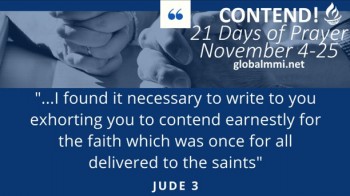 CONTEND! Prayer Campaign - Nov 4th-25th