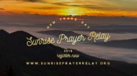 New Year&#039;s Day Sunrise Prayer Relay 2018