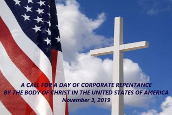 US Call for a Day of Corporate Repentance - 3rd Nov 2019